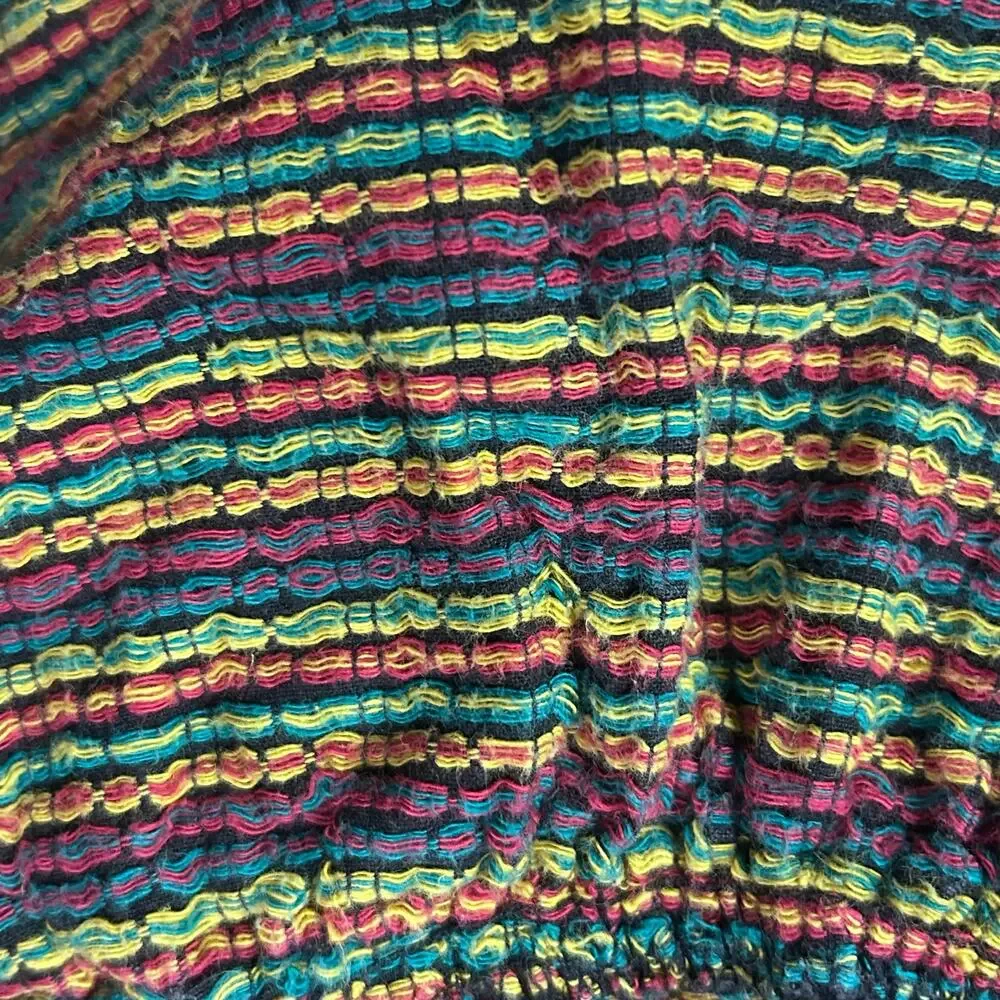 RARE Vintage OshKosh B’Gosh Rainbow Vestbak Overall Dress 12 Months